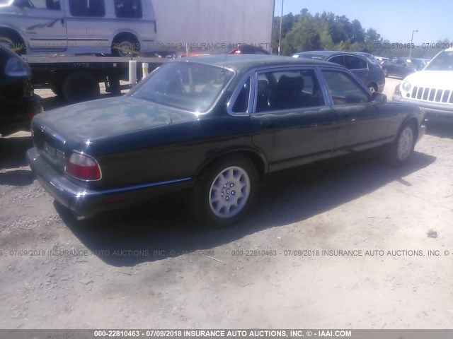 SAJHD6049XC866481 - 1999 JAGUAR XJ8 L GREEN photo 4