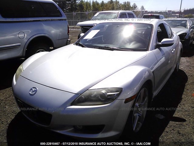 JM1FE173950154697 - 2005 MAZDA RX8 SILVER photo 2