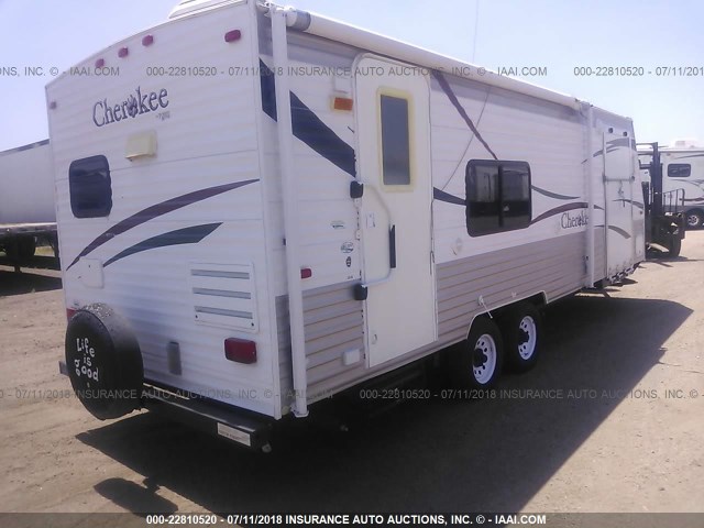 4X4TCKB249X109400 - 2009 FOREST RIVER CHEROKEE LITE  თეთრი ფოტო 4