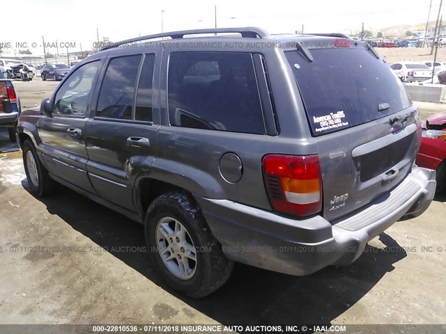 1J4GW48S04C283962 - 2004 JEEP GRAND CHEROKEE LAREDO/COLUMBIA/FREEDOM 灰色 照片 3
