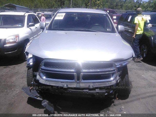 1D4RE4GG9BC654096 - 2011 DODGE DURANGO CREW GRAY photo 6