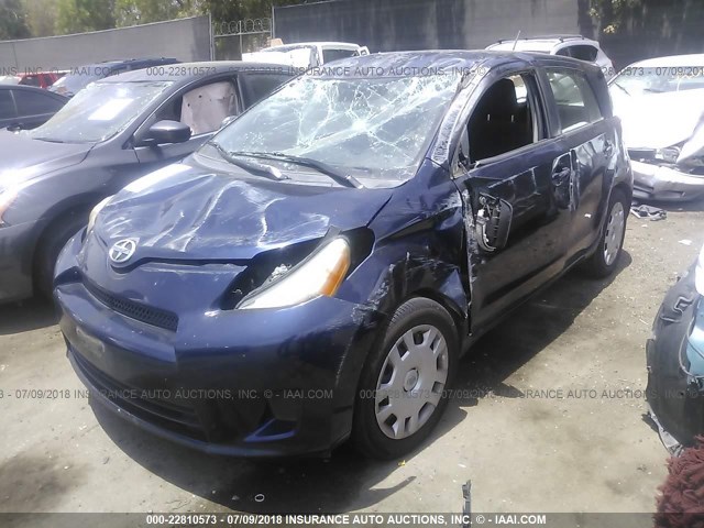 JTKKU10418J032198 - 2008 TOYOTA SCION XD BLUE photo 2