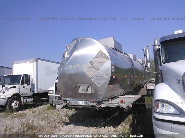 1H4T04222EK018206 - 1984 FRUEHAUF TANK SILVER photo 2