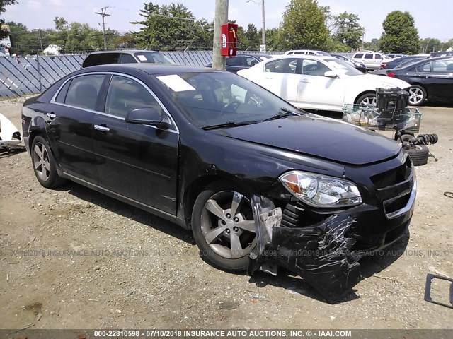 1G1ZC5E07CF269272 - 2012 CHEVROLET MALIBU 1LT შავი ფოტო 1