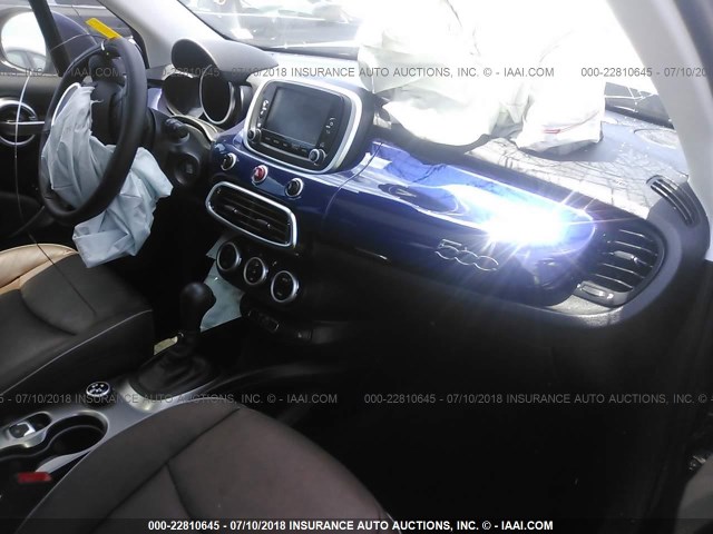 ZFBCFXDB1HP516308 - 2017 FIAT 500X LOUNGE BLUE photo 5