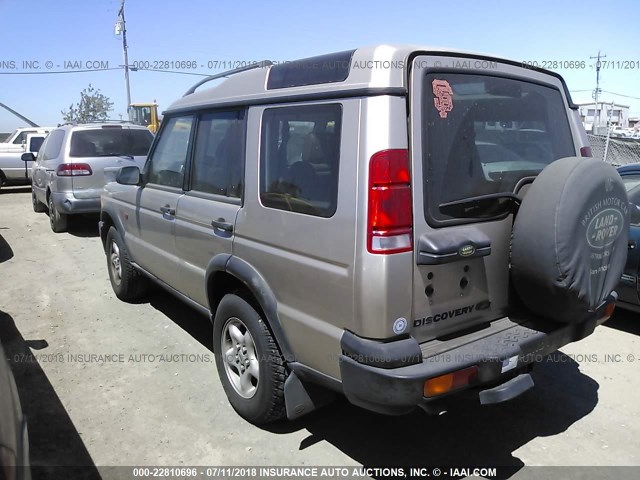 SALTY1241XA228663 - 1999 LAND ROVER DISCOVERY II  ოქროსფერი ფოტო 3
