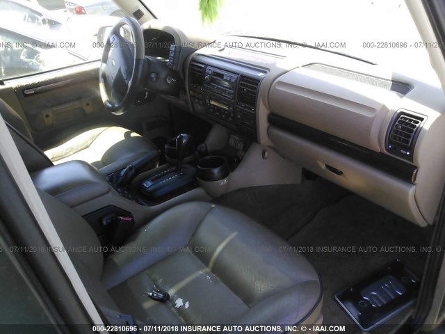SALTY1241XA228663 - 1999 LAND ROVER DISCOVERY II  ოქროსფერი ფოტო 5