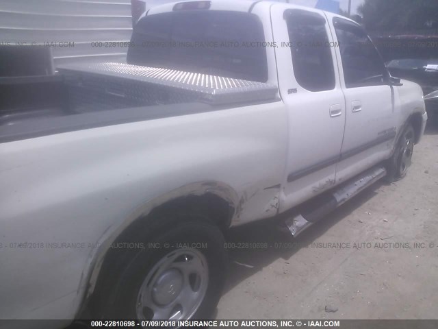 5TBRN34163S429361 - 2003 TOYOTA TUNDRA ACCESS CAB SR5 WHITE photo 6