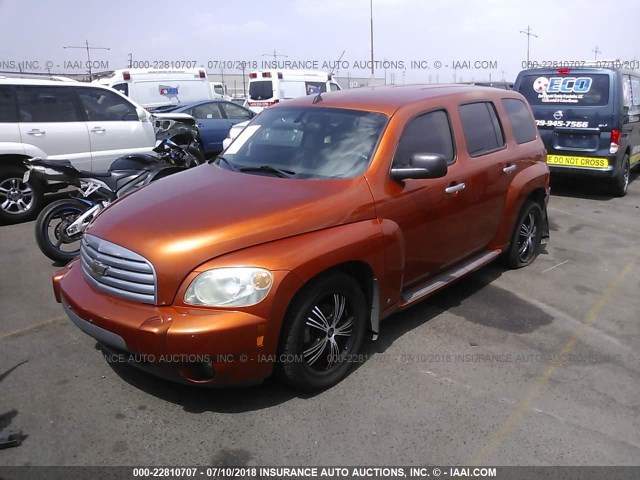 3GNDA13D17S640862 - 2007 CHEVROLET HHR LS ORANGE photo 2