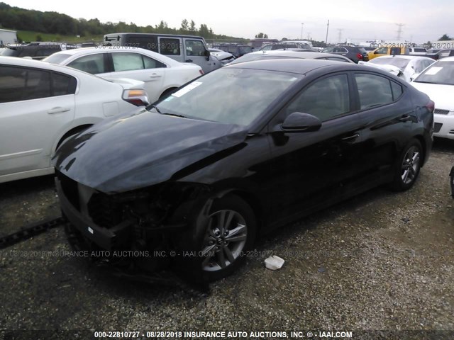 KMHD84LF4HU427019 - 2017 HYUNDAI ELANTRA SE/VALUE/LIMITED BLACK photo 2