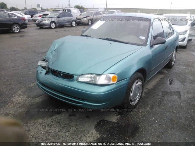1NXBR12E6XZ222392 - 1999 TOYOTA COROLLA VE/CE/LE 绿色 照片 2