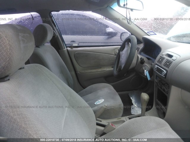 1NXBR12E6XZ222392 - 1999 TOYOTA COROLLA VE/CE/LE 绿色 照片 5