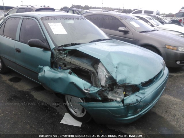 1NXBR12E6XZ222392 - 1999 TOYOTA COROLLA VE/CE/LE 绿色 照片 6