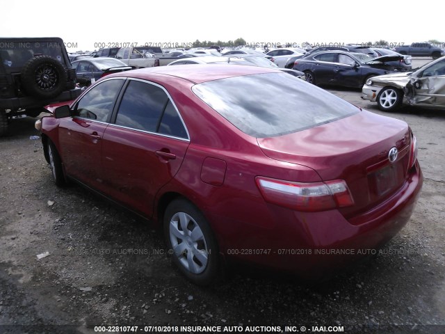4T1BE46K09U390335 - 2009 TOYOTA CAMRY SE/LE/XLE 红色 照片 3