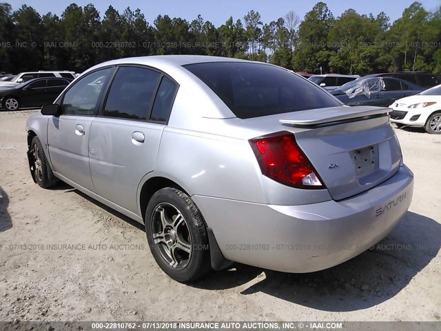 1G8AZ52F84Z203707 - 2004 SATURN ION LEVEL 2 SILVER photo 3