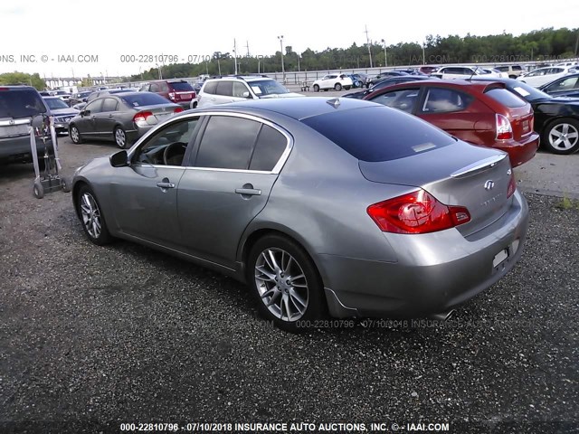 JNKCV61E19M011153 - 2009 INFINITI G37 JOURNEY/SPORT GRAY photo 3