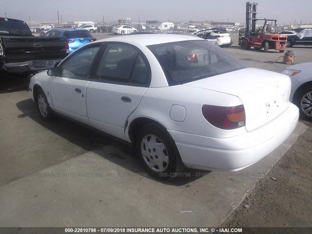 1G8ZH54892Z163557 - 2002 SATURN SL1 WHITE photo 3