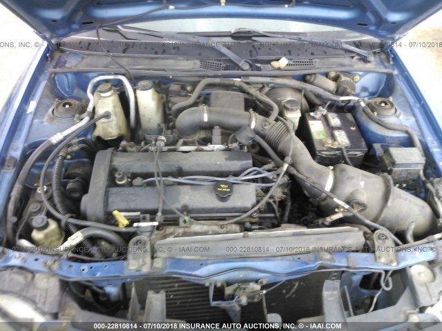 3FAFP11323R125578 - 2003 FORD ESCORT ZX2 BLUE photo 10