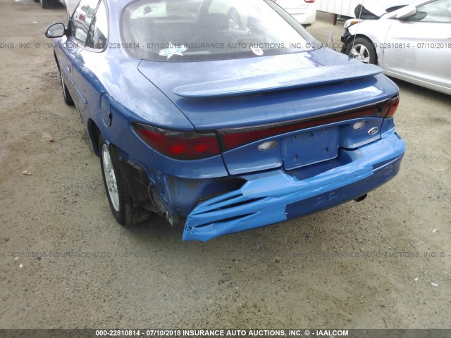 3FAFP11323R125578 - 2003 FORD ESCORT ZX2 BLUE photo 6