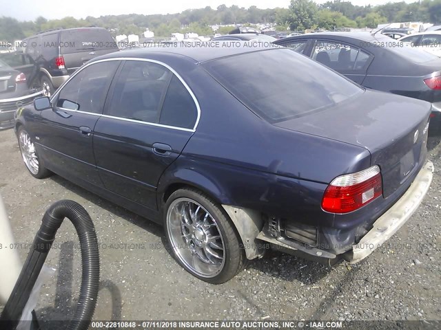 WBADT43482GY97218 - 2002 BMW 525 I AUTOMATIC Dark Blue photo 3