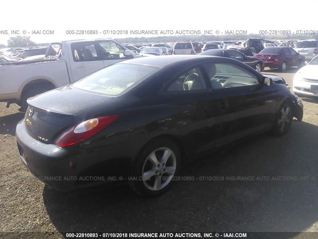 4T1CA30P94U005202 - 2004 TOYOTA CAMRY SOLARA SE/SLE შავი ფოტო 4