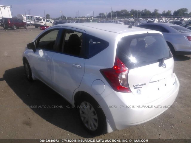 3N1CE2CP2FL388639 - 2015 NISSAN VERSA NOTE S/S PLUS/SV/SL/SR WHITE photo 3