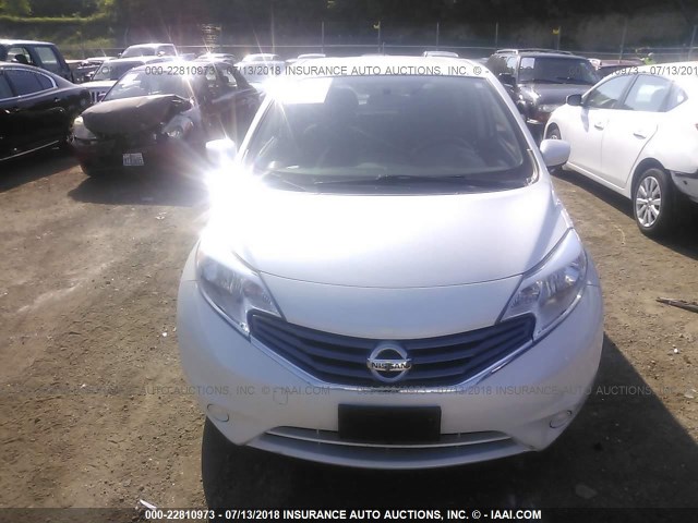 3N1CE2CP2FL388639 - 2015 NISSAN VERSA NOTE S/S PLUS/SV/SL/SR WHITE photo 6
