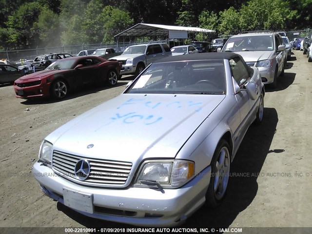 WDBFA68FX1F197811 - 2001 MERCEDES-BENZ SL 500 SILVER photo 6