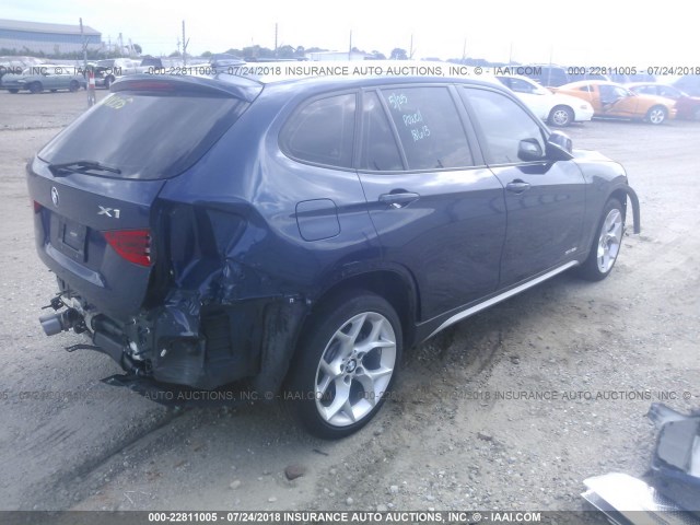WBAVM1C52FV314670 - 2015 BMW X1 SDRIVE28I Dark Blue photo 4