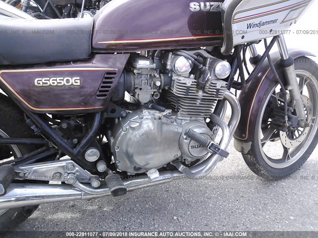 JS1GP71G3B2104207 - 1981 SUZUKI GS650 G MAROON photo 8