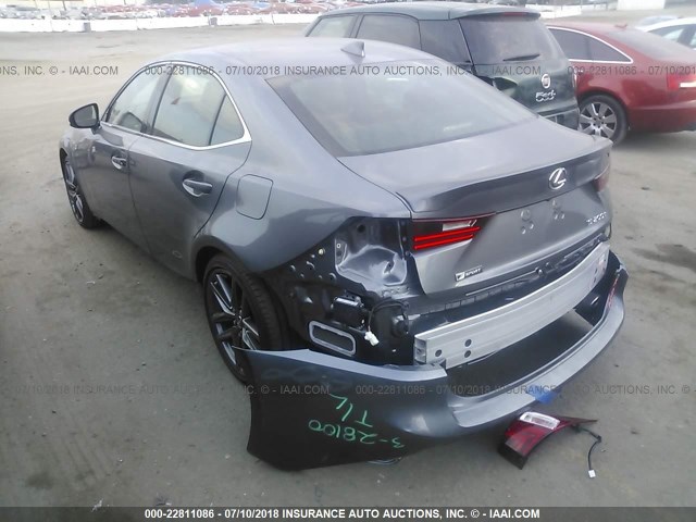 JTHBA1D26G5024984 - 2016 LEXUS IS 200T GRAY photo 3