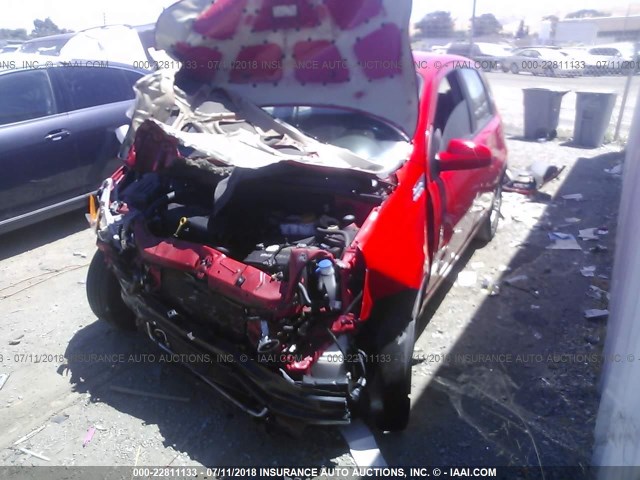 KL1TD6DE4BB154221 - 2011 CHEVROLET AVEO LS/LT 红色 照片 2