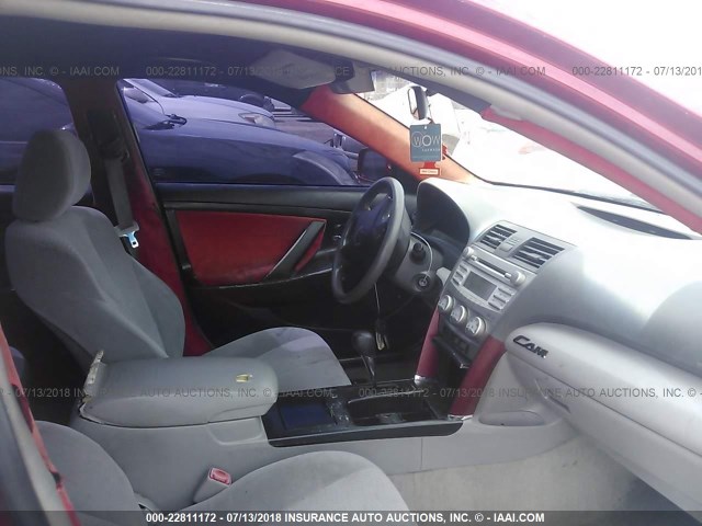 4T1BK3EK3AU104387 - 2010 TOYOTA CAMRY წითელი ფოტო 5