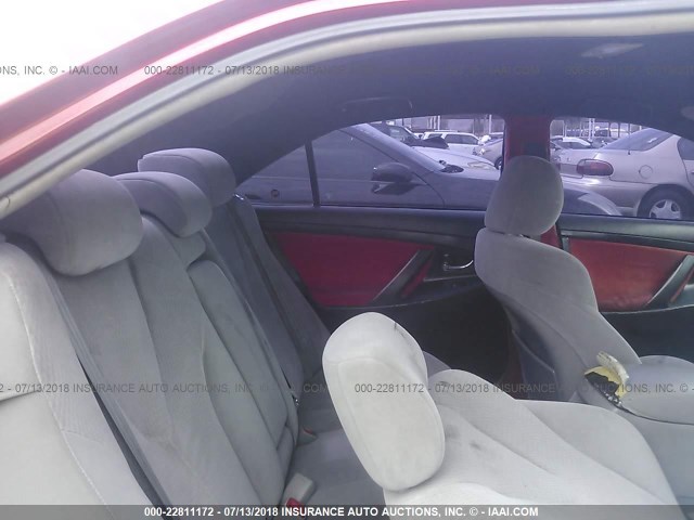 4T1BK3EK3AU104387 - 2010 TOYOTA CAMRY წითელი ფოტო 8