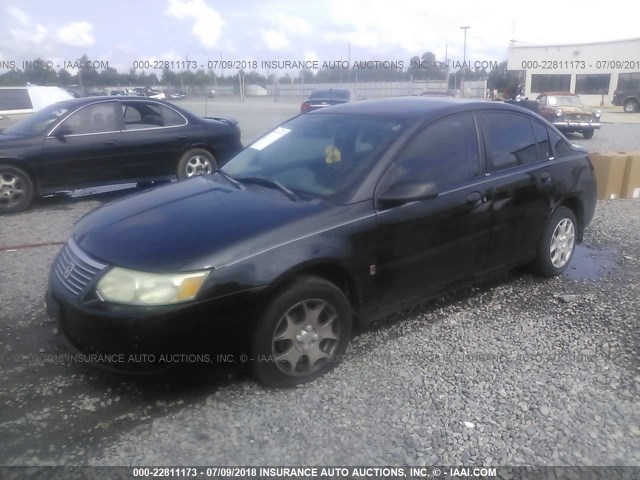 1G8AG52F75Z152059 - 2005 SATURN ION LEVEL 1 BLACK photo 2