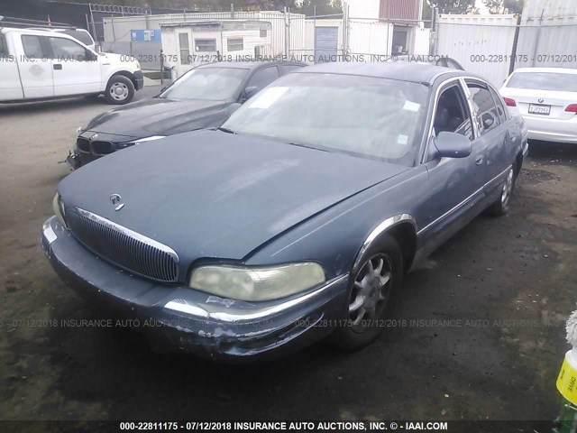 1G4CW54K124104752 - 2002 BUICK PARK AVENUE  BLUE photo 2