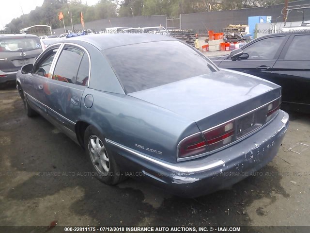 1G4CW54K124104752 - 2002 BUICK PARK AVENUE  BLUE photo 3