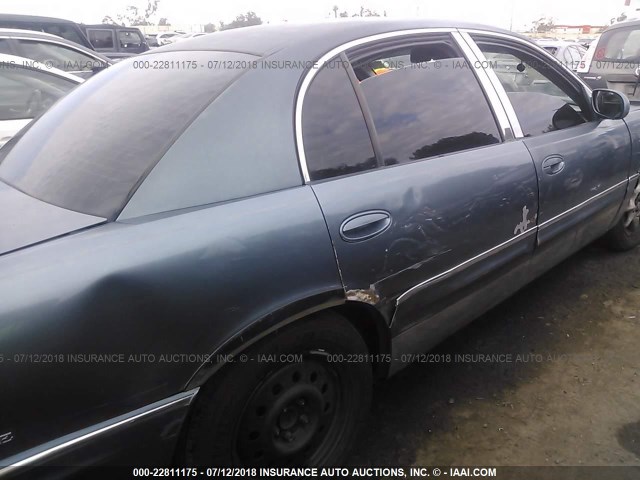 1G4CW54K124104752 - 2002 BUICK PARK AVENUE  BLUE photo 6