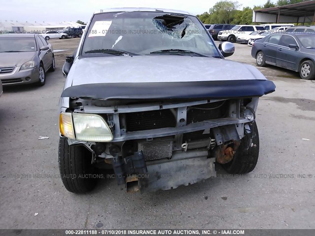 1FTRW07L91KB78436 - 2001 FORD F150 SUPERCREW SILVER photo 6