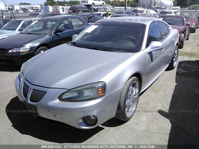 2G2WP552281105396 - 2008 PONTIAC GRAND PRIX SILVER photo 2
