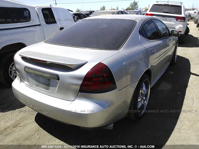 2G2WP552281105396 - 2008 PONTIAC GRAND PRIX SILVER photo 4