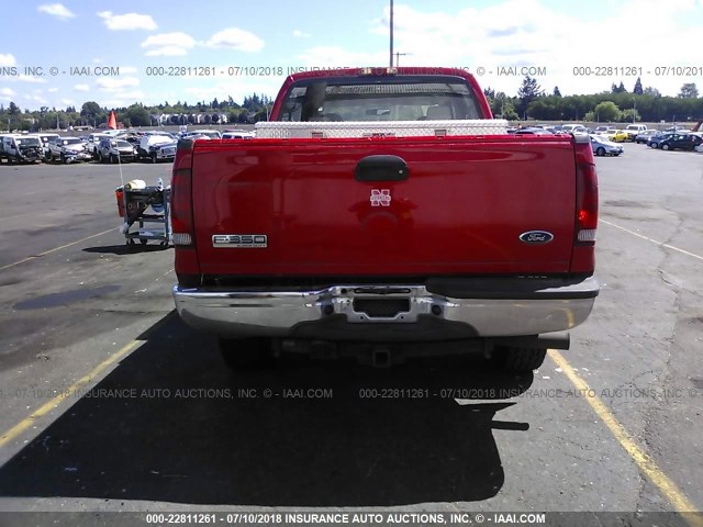 1FTWW31P95EA89714 - 2005 FORD F350 RED photo 8