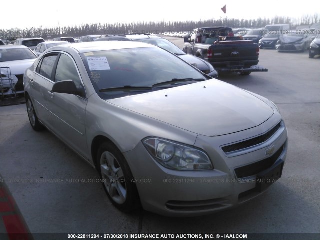 1G1ZG57B69F223735 - 2009 CHEVROLET MALIBU LS ოქროსფერი ფოტო 1