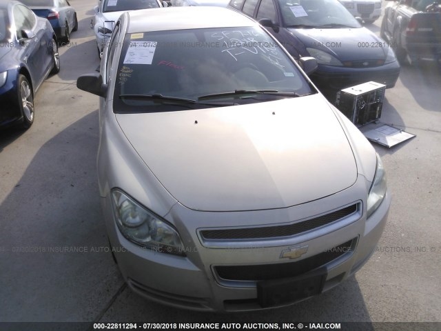 1G1ZG57B69F223735 - 2009 CHEVROLET MALIBU LS ოქროსფერი ფოტო 6