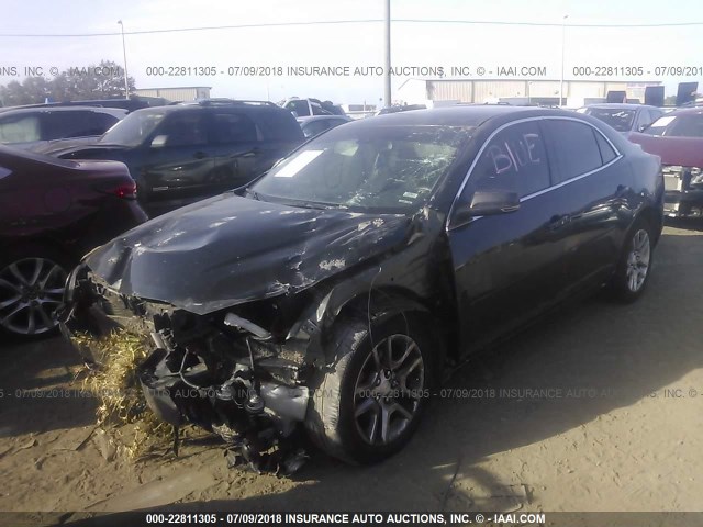 1G11C5SL3EF218429 - 2014 CHEVROLET MALIBU 1LT ნაცრისფერი ფოტო 2