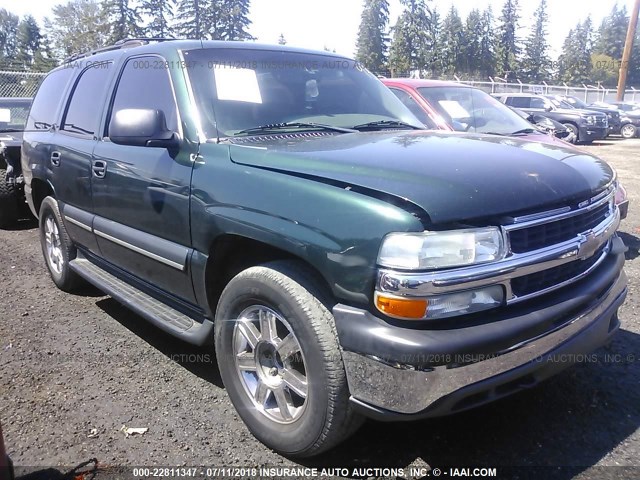 1GNEK13ZX4J159275 - 2004 CHEVROLET TAHOE K1500 GREEN photo 1