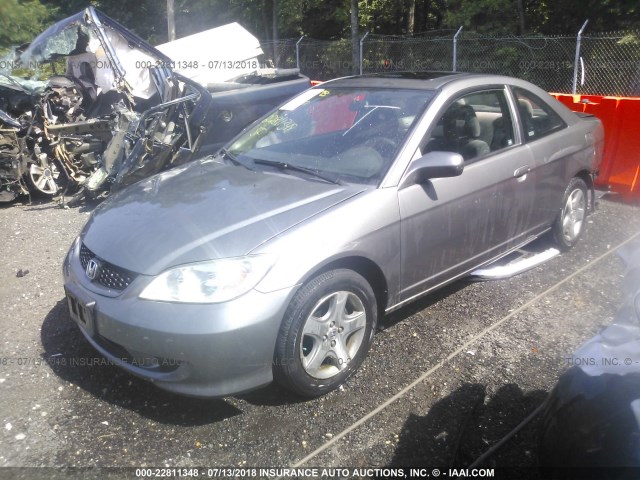 1HGEM22994L080910 - 2004 HONDA CIVIC EX Boz foto 2