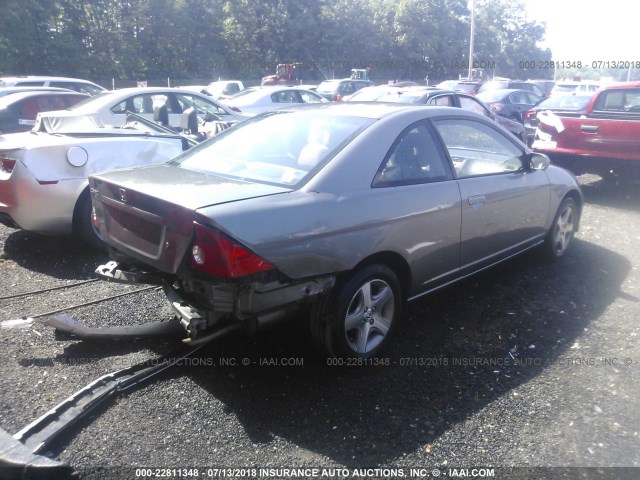 1HGEM22994L080910 - 2004 HONDA CIVIC EX Boz foto 4