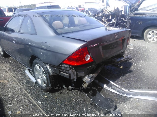 1HGEM22994L080910 - 2004 HONDA CIVIC EX Boz foto 6