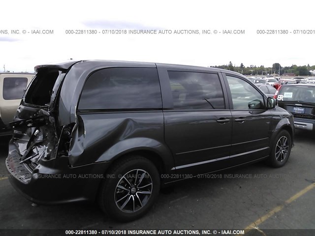 2C4RDGBG7HR572232 - 2017 DODGE GRAND CARAVAN SE BLACK photo 4